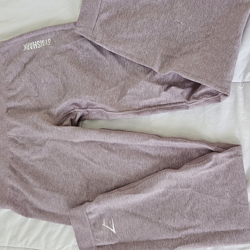 Gymshark 2 PIECE SET Crop Top And Leggings Lavender - Picture 12 of 13